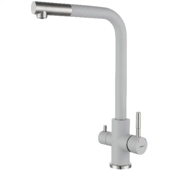 Смеситель для кухни GranFest QUARZ GF-Z-5421 серый