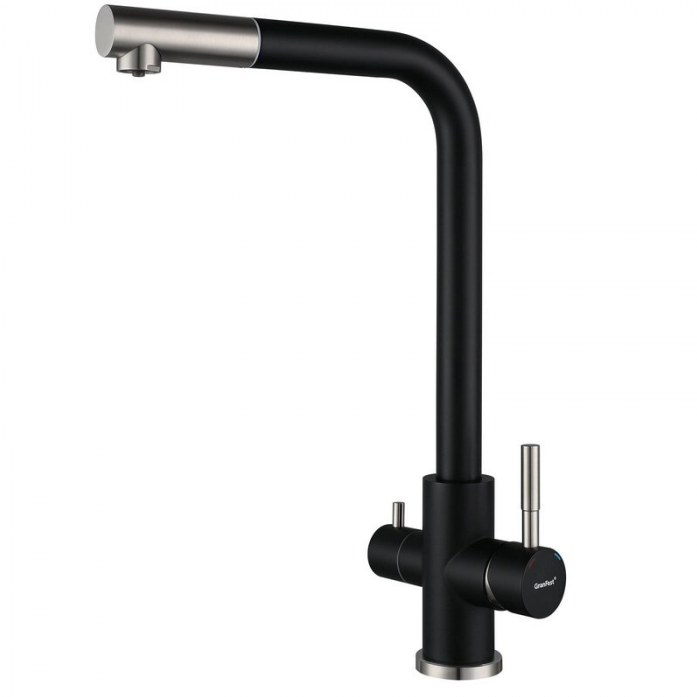 Смеситель для кухни GranFest QUARZ GF-Z-5421 черный