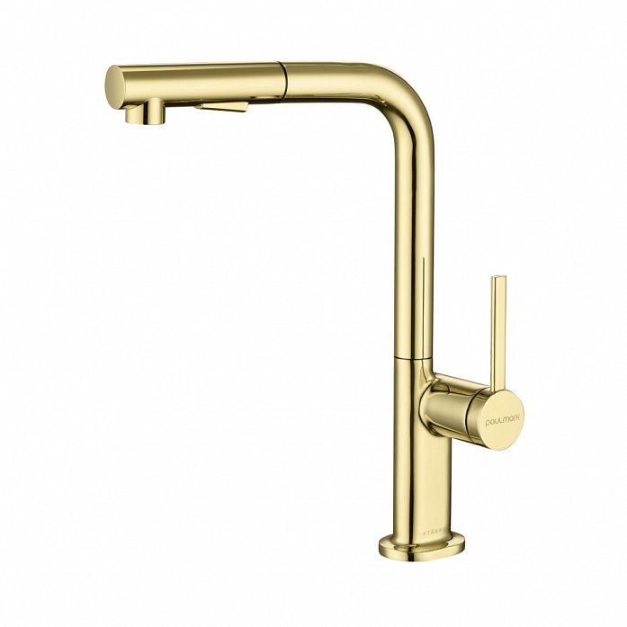 Смеситель для кухни Paulmark NEO, золото, Ne214419-G, -Starke