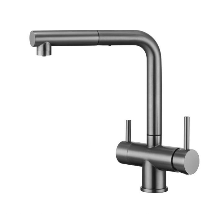 Смеситель для кухни Emar 7017 PVD Dark