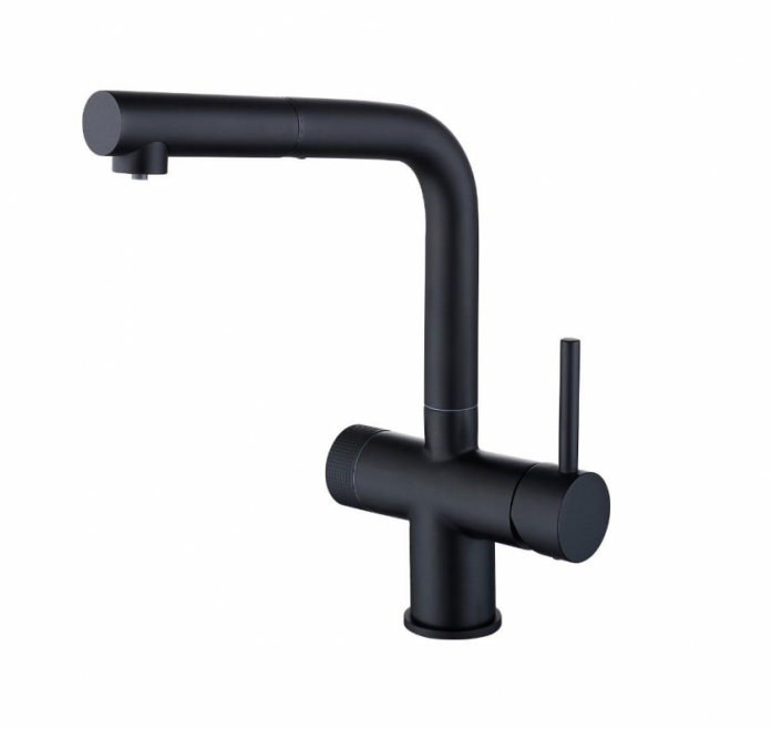 Смеситель для кухни Emar ЕС - 7026 Black