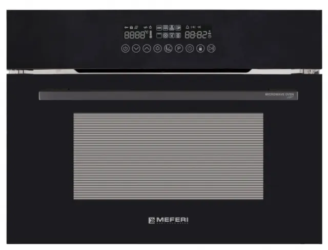 Электрический духовой шкаф Meferi MEO608BK MICROWAVE