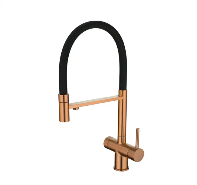 Смеситель для кухни Emar ЕС - 7024 PVD Coppery