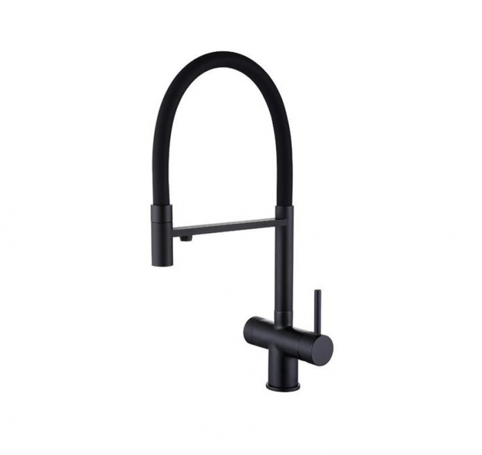 Смеситель для кухни Emar ЕС - 7024 Black