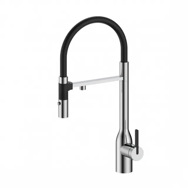 Смеситель для кухни Paulmark MAGNETO ONE, брашированная сталь, Ma213188-BS, -Starke