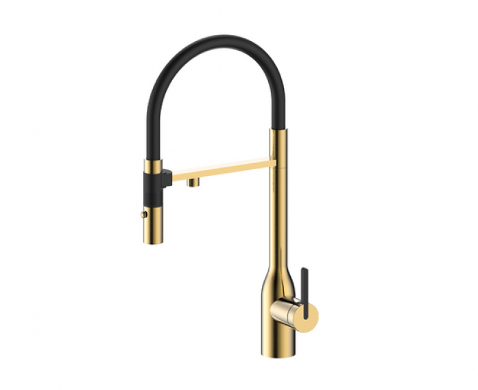 Смеситель для кухни Paulmark MAGNETO ONE, светлое золото, Ma213188-LG, -Starke
