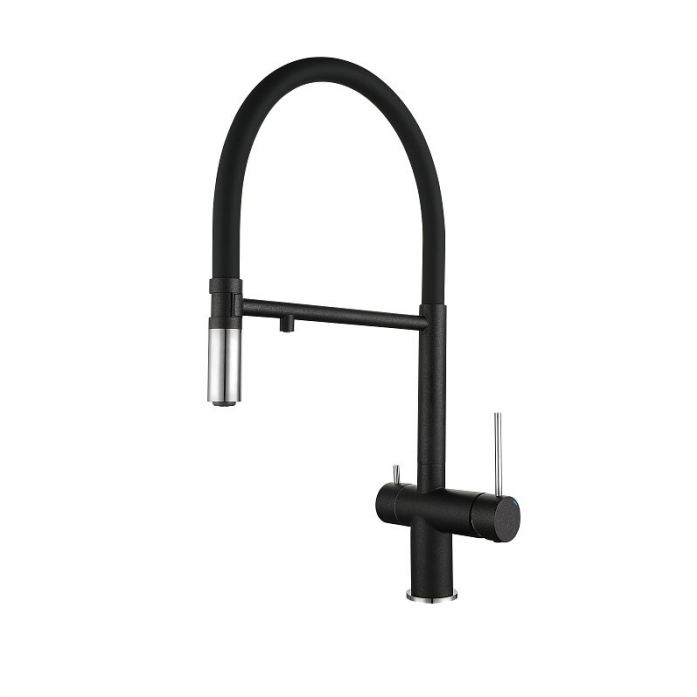 Смеситель Rivelato Adria 1523517 antracite cromo