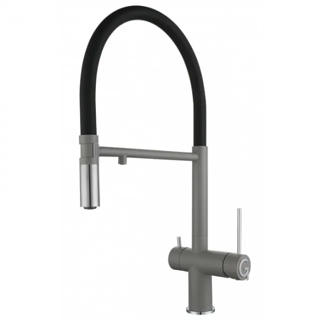 Смеситель Rivelato Adria 1523517 grigio cromo