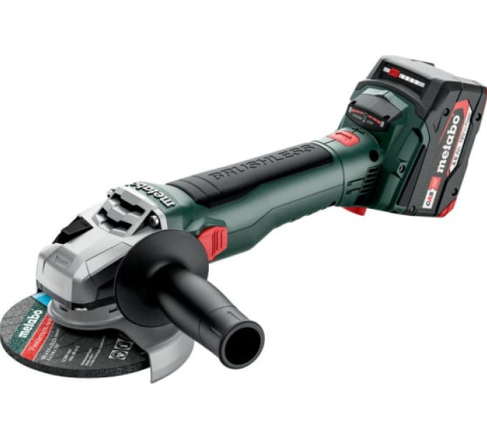 Машина шлифовальная угловая Metabo W 18 LT BL11-125Quick+ЗУ ASC55 613052510