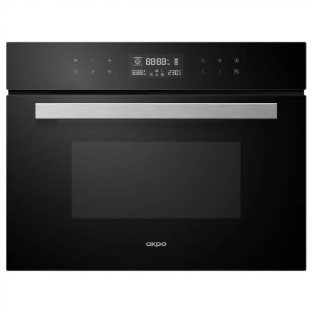 Духовой шкаф компактный с СВЧ Akpo PEA 44M08 SSD02 BL