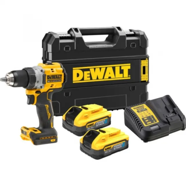 Дрель-шуруповерт DeWalt DCD800H2T-QW Powerstack 18 В, 90 Нм
