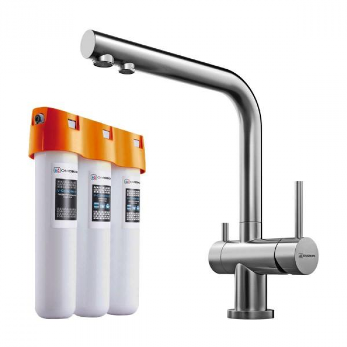 Комплект Omoikiri Nagano + Pure drop Lite 4011.8028 нержавеющая сталь