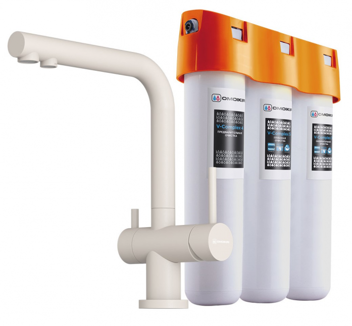Комплект Omoikiri Nagano-PA-P + Pure drop Lite 4216.8028P