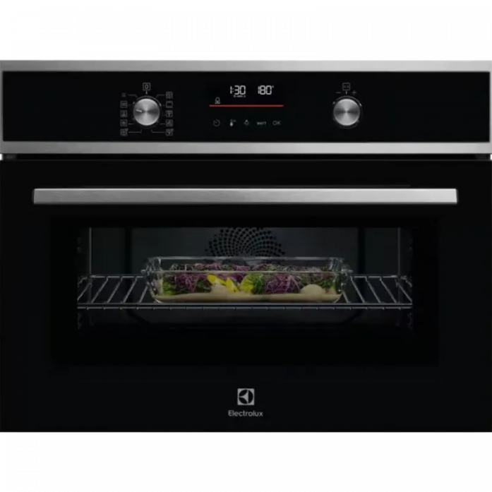 Электрический духовой шкаф Electrolux EVL6E49X черный/серебристый