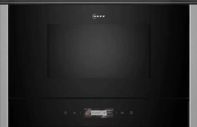 Встраиваемая микроволновая печь Neff NR4WR21N1 черный/нержавеющая сталь