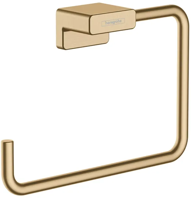 Полотенцедержатель Hansgrohe AddStoris 41754140 шлифованная бронза