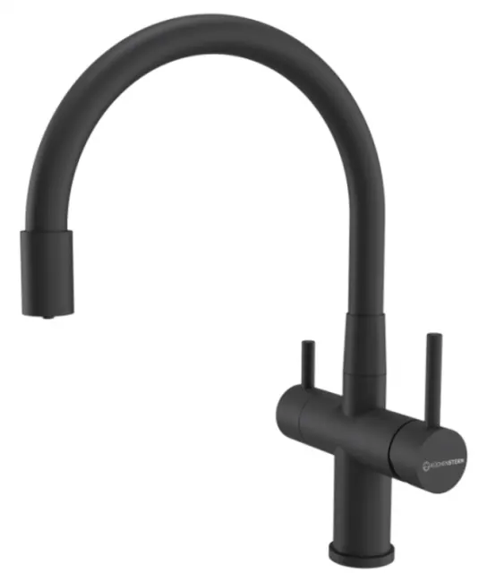Смеситель для кухни KUCHENSTERN WURM-FE 750BL80 черный