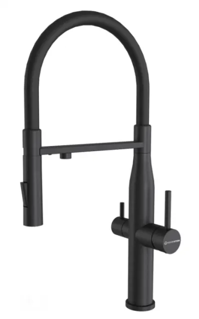Смеситель для кухни KUCHENSTERN ELIT-FE 407BL40 черный