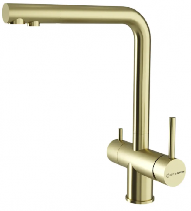 Смеситель для кухни KUCHENSTERN FOKUS-FS золото 401GL40