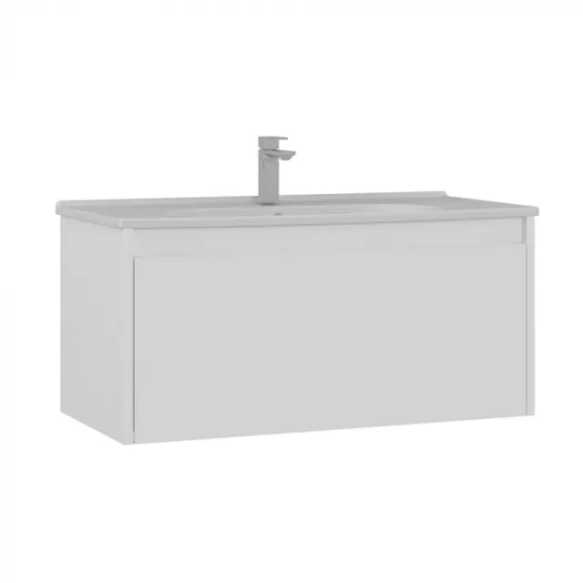 Тумба с раковиной ORKA Likya 100 белый матовый 5002490