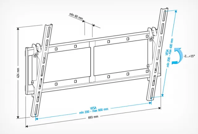 для телевизора HOLDER LCD-T6606-B