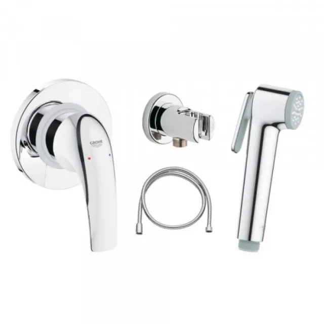 Гигиенический душ со смесителем GROHE BauCurve 129185 хром