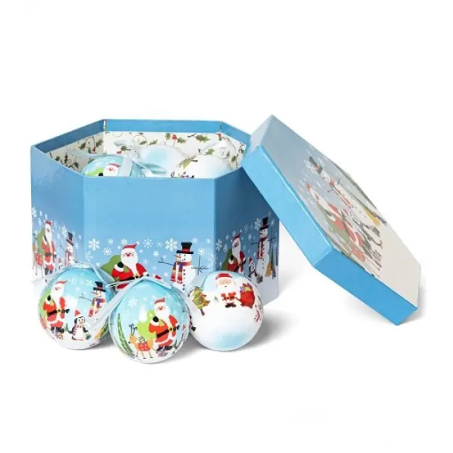 Набор ёлочных шаров Winter Glade 14 шт разноцветный микс 7514G080