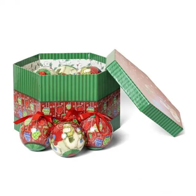 Набор ёлочных шаров Winter Glade 14 шт разноцветный микс 7514G219