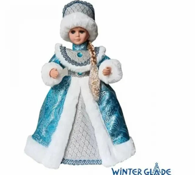 Фигурка Winter Glade Снегурочка 40 см голубой/серебряный MS0640