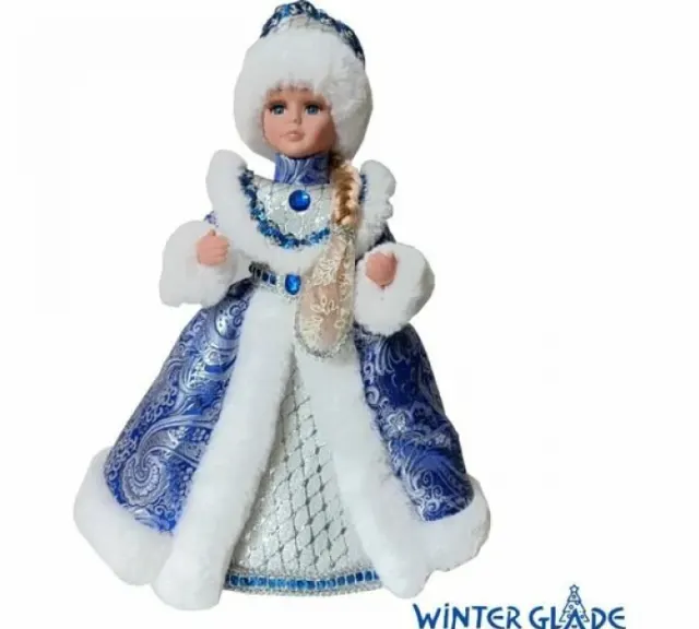 Фигурка Winter Glade Снегурочка 40 см синий/серебряный MS0740