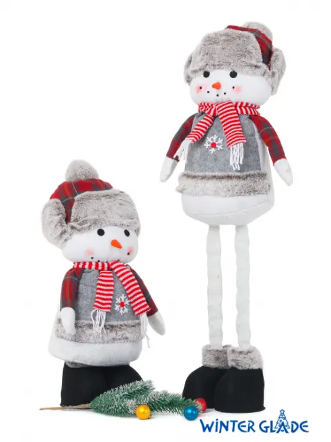 Фигурка на телескопических ногах Winter Glade Снеговик 80 см F4280
