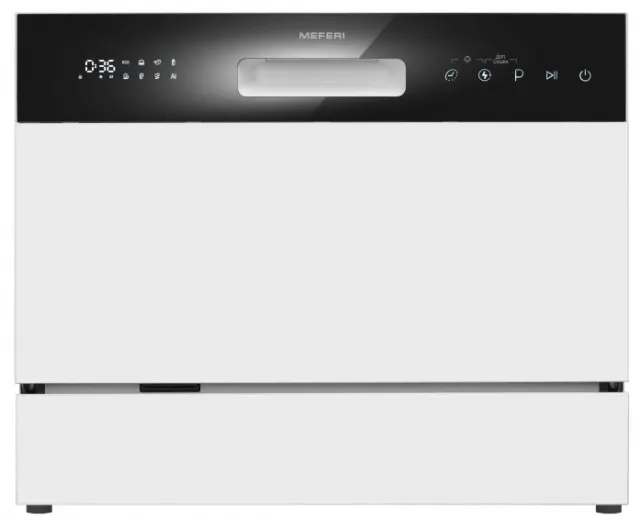 Посудомоечная машина Meferi MDW4581WH FS COMPACT POWER