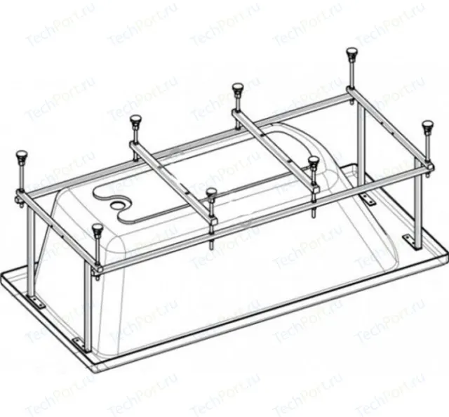 Монтажный комплект для ванны Roca Easy 170х75 (ZRU9302900)