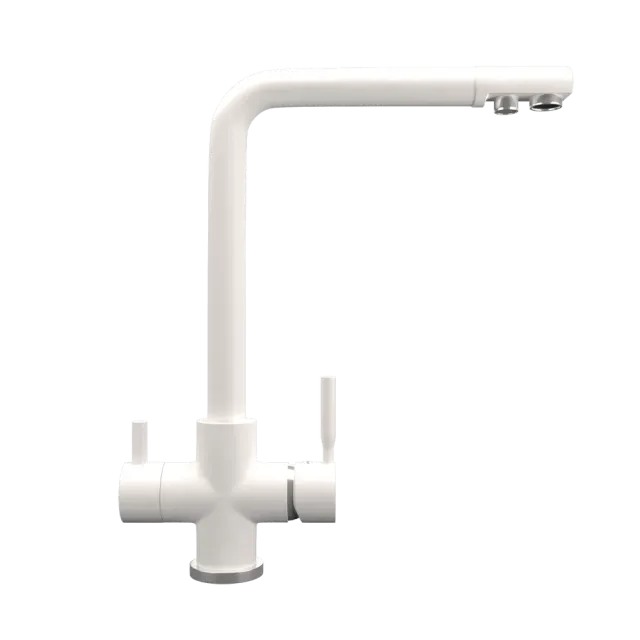 Кухонный смеситель Maunfeld MFQT-16W кремовый