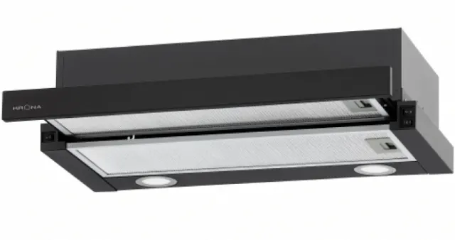Встраиваемая вытяжка Krona Kamilla T 600 Black (1 мотор)