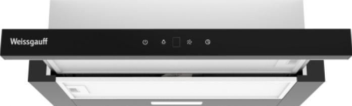 Вытяжка Weissgauff TEL 600 2M Touch Black Glass 438282