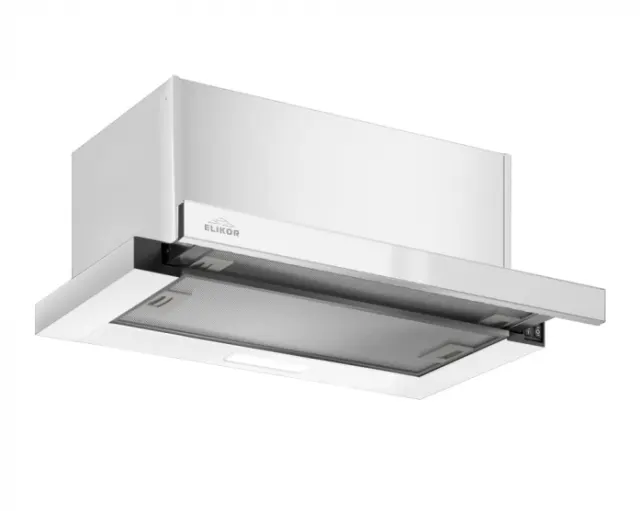 Кухонная вытяжка Elikor_ Slide Glass 50П-1000 белый/белый 315.0695.870