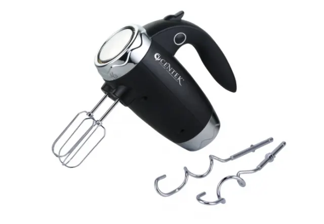 Миксер CENTEK CT-1115 (черный/хром) 350Вт, 6 скоро