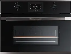 Компактный духовой шкаф с пиролизом Kuppersbusch CBP 6332.0 S2 Black Chrome