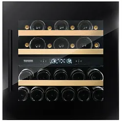 Винный шкаф встраиваемый Dunavox DVS-25.65DB