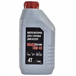 Масло моторное для 4-тактных двигателей полусинтетическое SAE 10W-40 API SJ/CF Evoline 4TPS10EVO