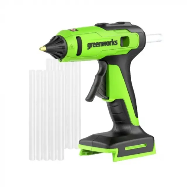 Пистолет клеевой GreenWorks G24GLG 3502207