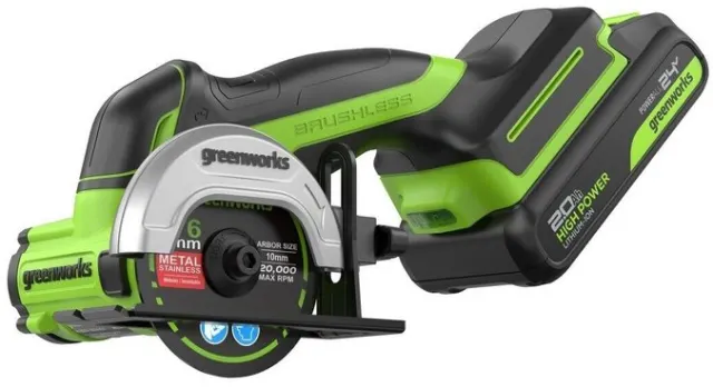 Машина шлифовальная угловая GreenWorks GD24UCS 3402007CUA