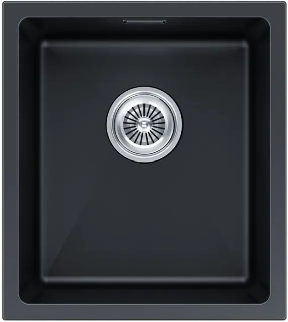 Мойка Paulmark LUMI 41UNI, IT-GRANIT, LU41-BLM, черный, 410х460,
