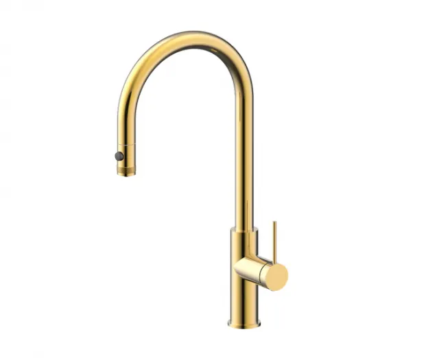 Смеситель для кухни Paulmark GALANT, светлое золото, Ga213077-LG, -Starke