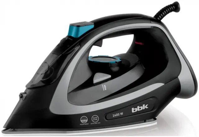 Утюг BBK ISE-2405 черный/серебро