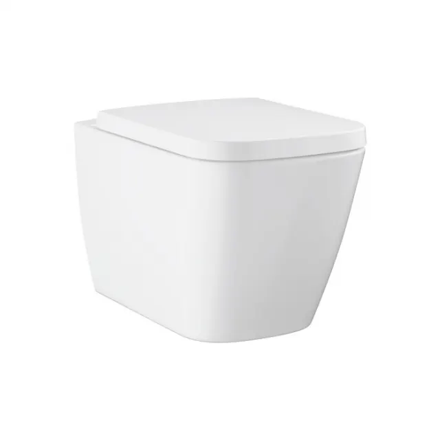 Унитаз подвесной GROHE Bau Edge 106740SH00 с сиденьем белый