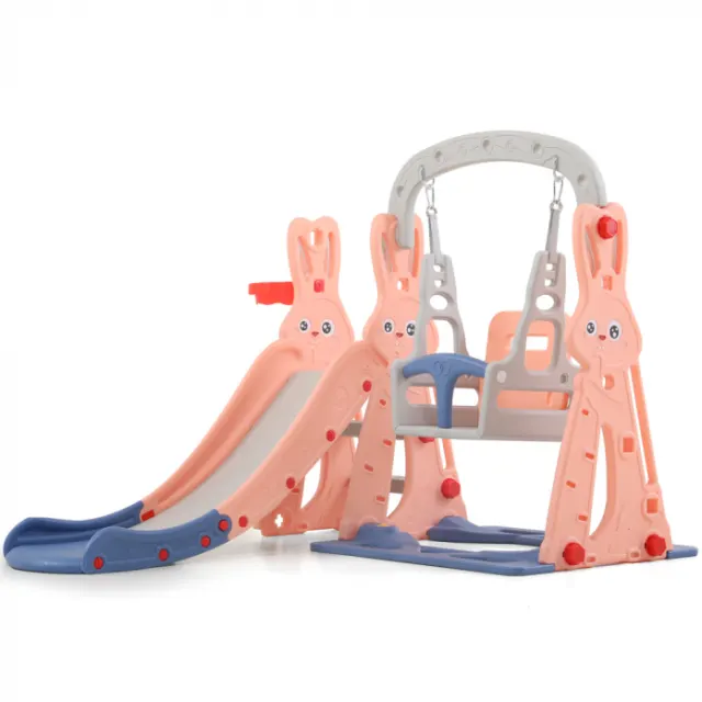 Горка + качели Perfetto sport "Зайчонок" PS-042-О оранжевый