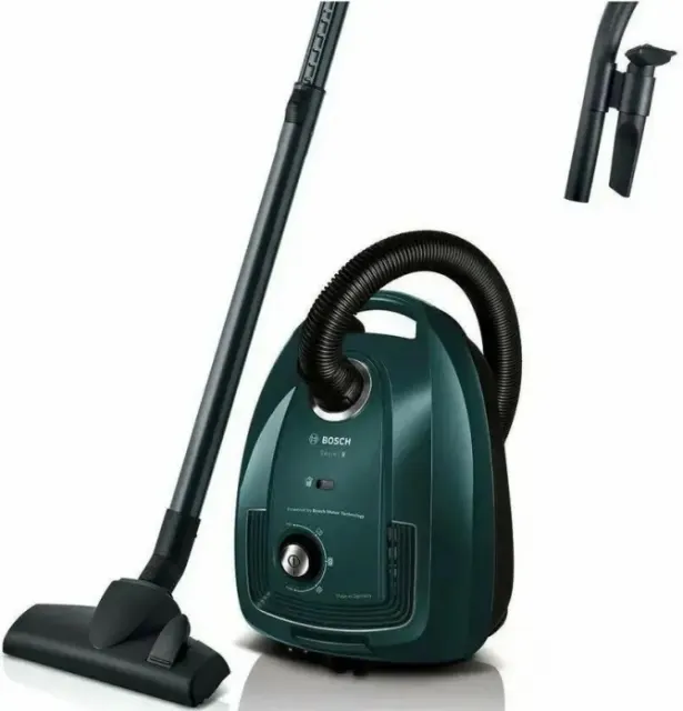 Пылесос Bosch BGL38WBU3H темно-зеленый