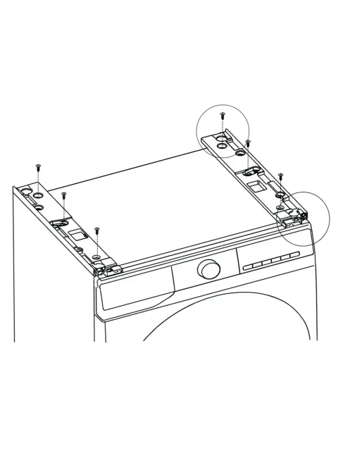 Соединительная панель Lex LWM07WH shelf duo